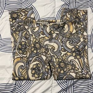 Sigrid Olsen Paisley Style Pant Size 8